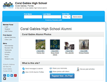 Tablet Screenshot of coralgableshighschool.org